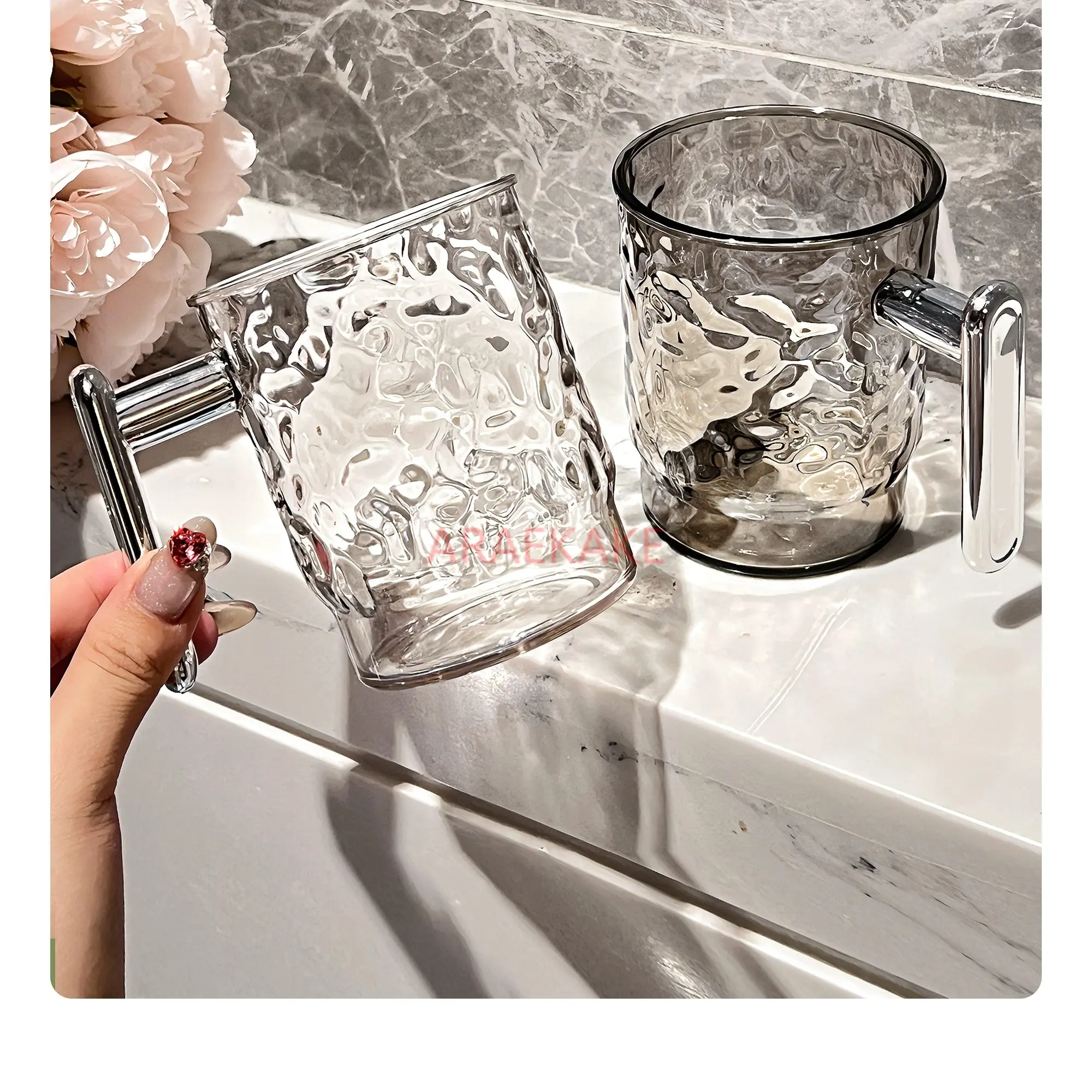 

1pcs High appearance mouthwash cup, brushing cup, toileting cup, household couple cup, dental appliance cup, dental jar
