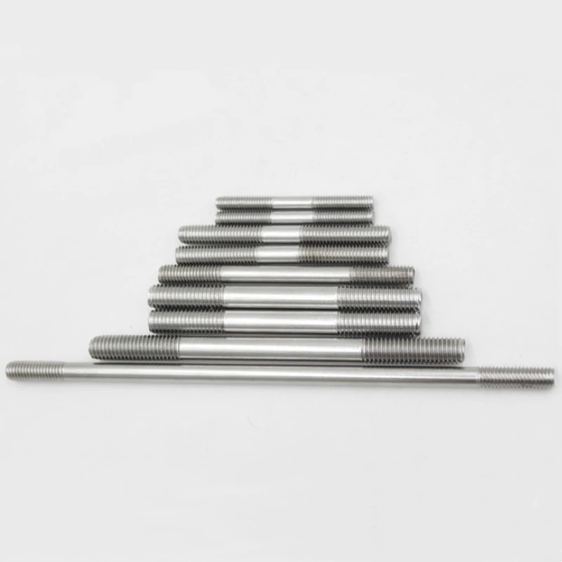 304 Stainless Steel Double End Thread Rod M3 M4 M5 M6 M8 M10 M12 M16 Double-end Bolts Stud Bolt Tooth Stick Dual Head Thread Bar