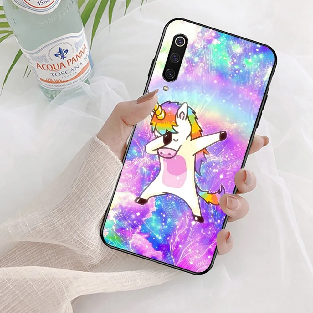 Pink Unicorn Rainbow Phone Case For Xiaomi Mi 5X 8 9 10 11 12 lite pro 10T PocoX3pro PocoM3 Note 10 pro lite image 2