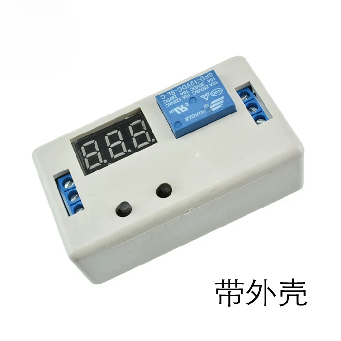 12V24V 1-way  relay module trigger delay turn-on power-off time cycle timer switch board