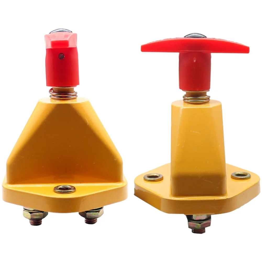 Yellow Shell Battery Cut Off Master Switch 150A 12-24V Heavy Duty For Car Truck Tractor Agricultural Machinery Power Management