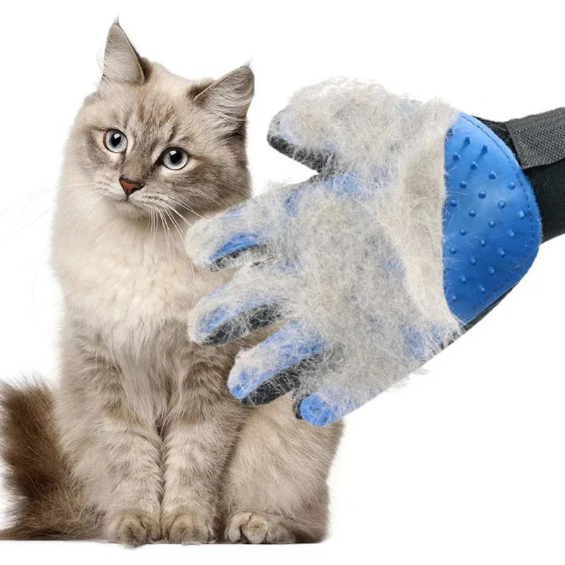 Pet Grooming Gloves for Cats Dogs Pet Brush Glove for Cat Dog Hair Remover Brush Dog Deshedding Cleaning Combs Massage Gloves