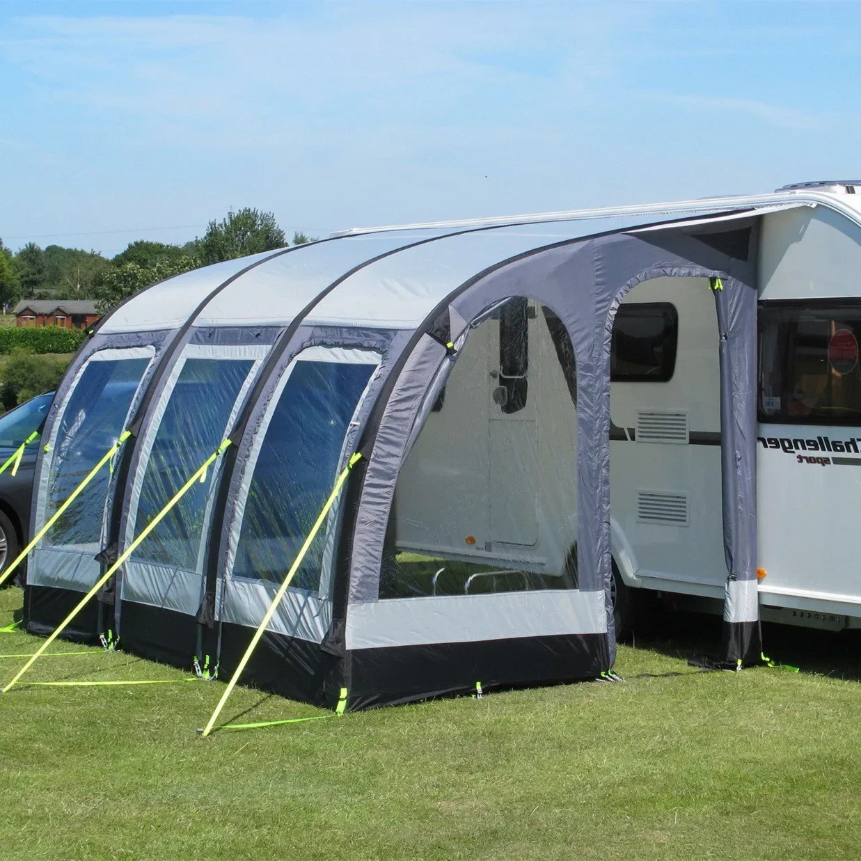 Travel Camping Sliding Family With Larger Rv Inflatable Caravan Awning