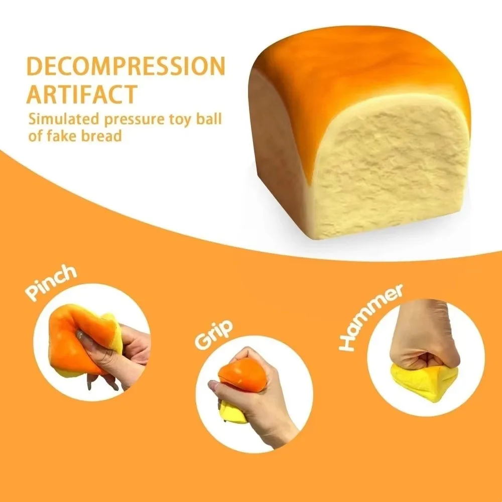 Regalos suave pan hawaiano juguete para apretar Squishy alivio del estrés pellizco Le calmante Squishes Fidget juguete de rebote lento decoración del hogar