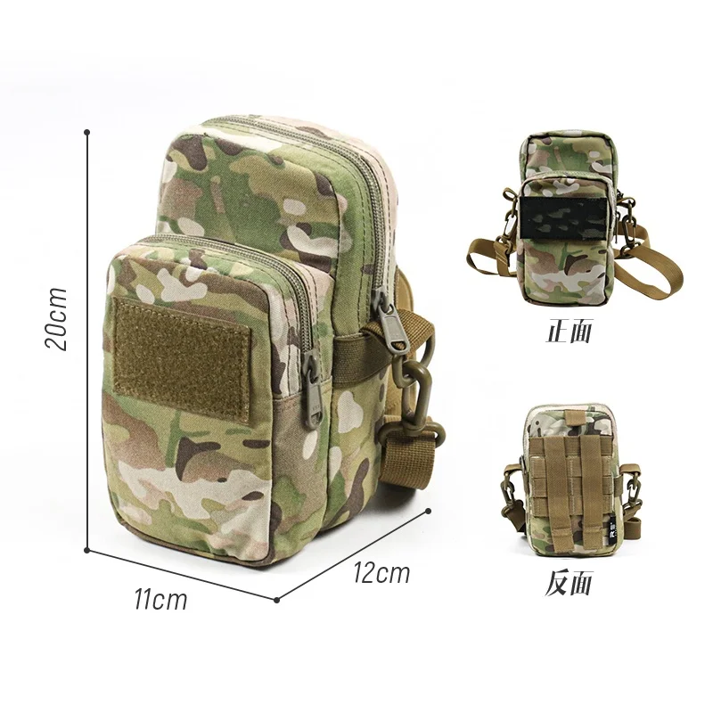 RS Tactical Equipment Waist Bag Outdoor Sports Leisure Cycling Running Multi functional Bag