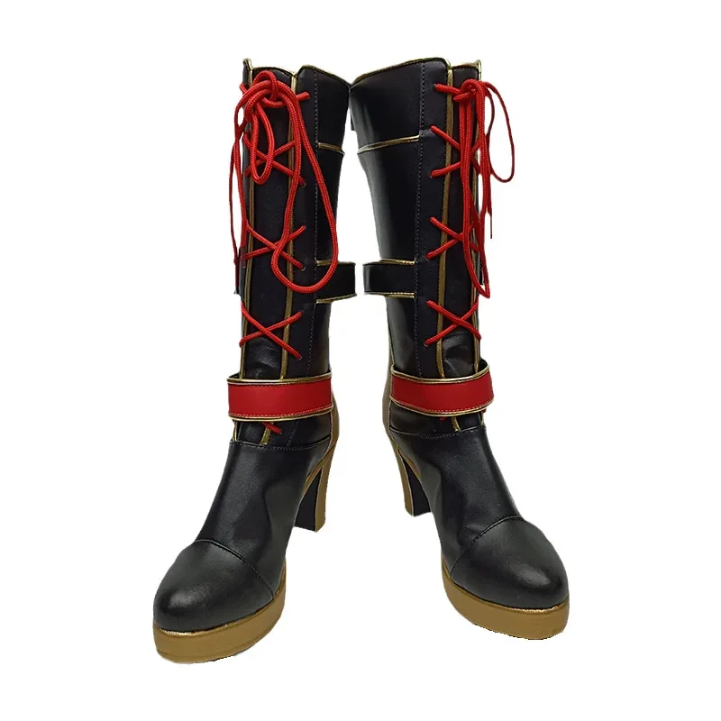 Anime Hololive Vtuber Kuzuha Sanya Cosplay Boots Shoes Halloween Aksesori Dibuat Sesuai Pesanan6;d'3,h'7.b;