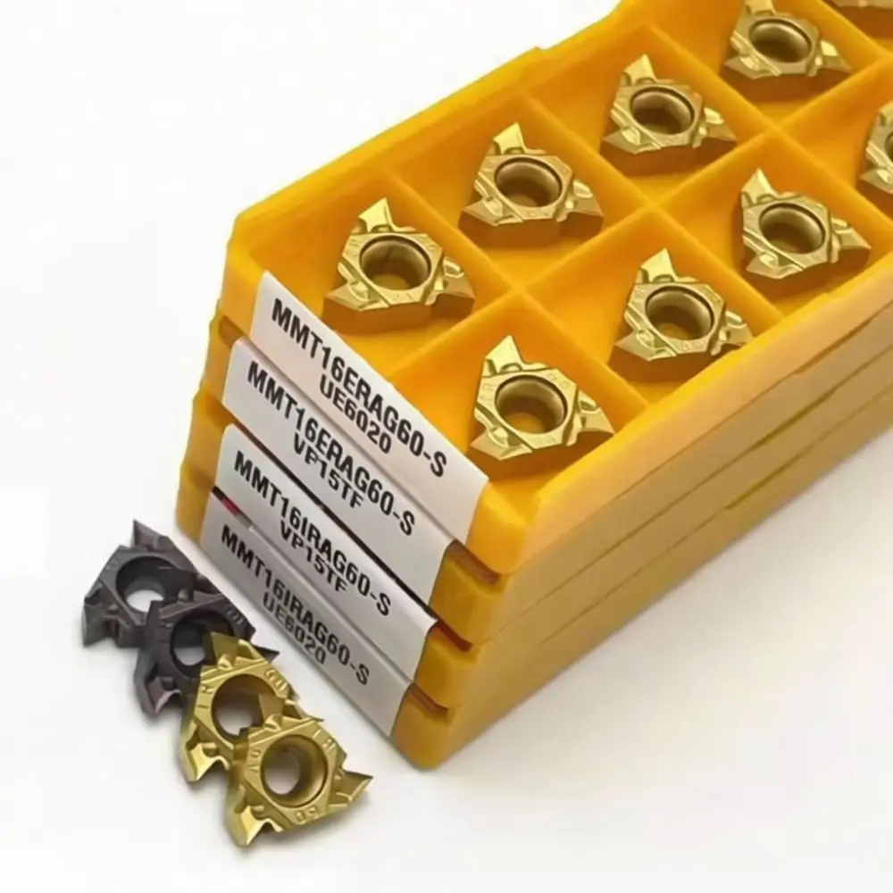 16IR AG60 S For VP15TF Carbide CNC Thread Cutting Inserts Precision Lathe Turning Tools Metalworking Internal Threading Equipmen