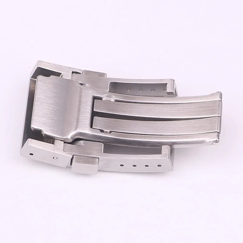 Imagem -02 - Xianershang Double Press Folding Belt Buckle Double Press Fold Over Clasp Ver Accessories Top B-reitling 1884 Logo Aço 316l 20 mm