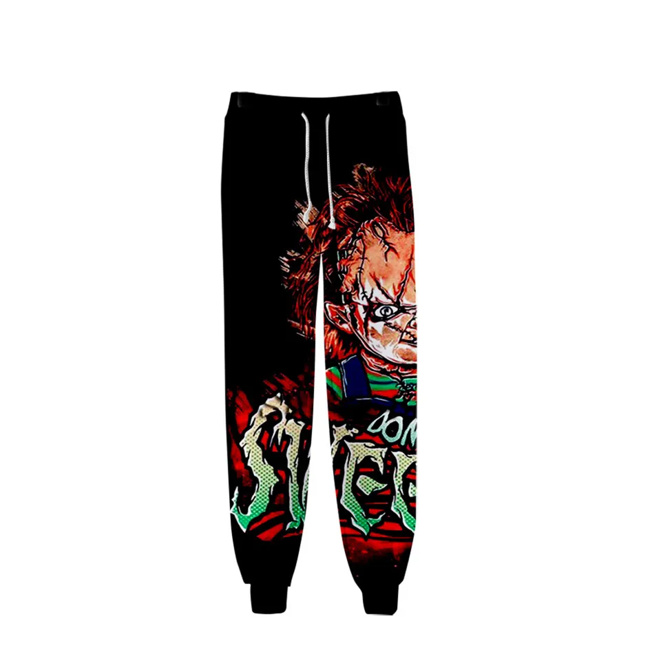 2024 new 3D full-print horror movie Chucky sweatpants boys cosplay costume sports pants Jogger pant harajuku men/women trousers