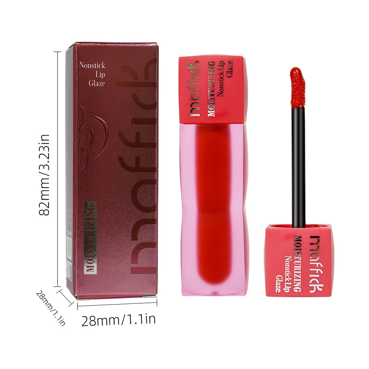 6-Color Liquid Gloss Lipstick Lip Gloss Long-Lasting Non Stick Cup Waterproof Korean Cosmetics Women's Makeup