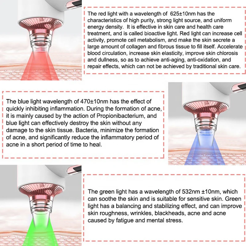 جهاز إزالة الرؤوس السوداء بالضغط البارد الساخن متعدد الوظائف للعناية بالبشرة مزيل الرؤوس البيضاء لحب الشباب مع كاميرا عالية الدقة