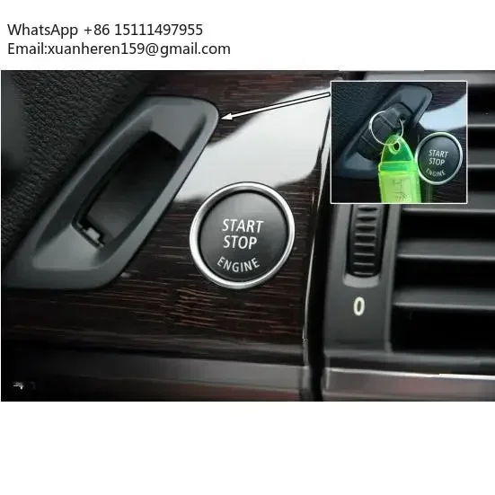 Chidengde for BMW 1/2/3/4 Series Remote Start System Keyless Entry System Ignition Button for Car Smart Key for Car Keyless Go