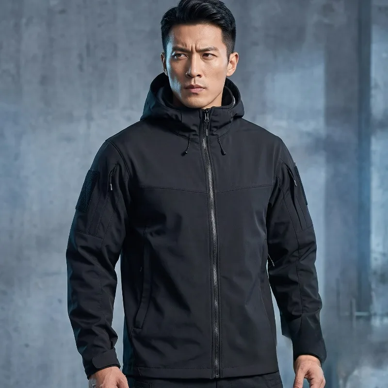 Cross-border Outdoor Tactical Jacket Windbreaker Durable and Water-repellent Casual Outdoor Commuting Versatile Jacket for Men
