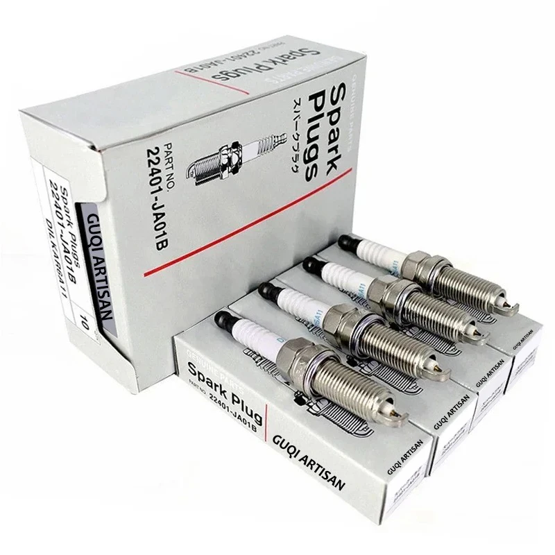 4/6 шт. 22401-JA01B Dual Iridium Свеча зажигания подходит для Nissan X-TRAIL SENTRA ROGUE ALTIMA TEANA VERSA MICRA CUUBE NOTE DILKAR6A11