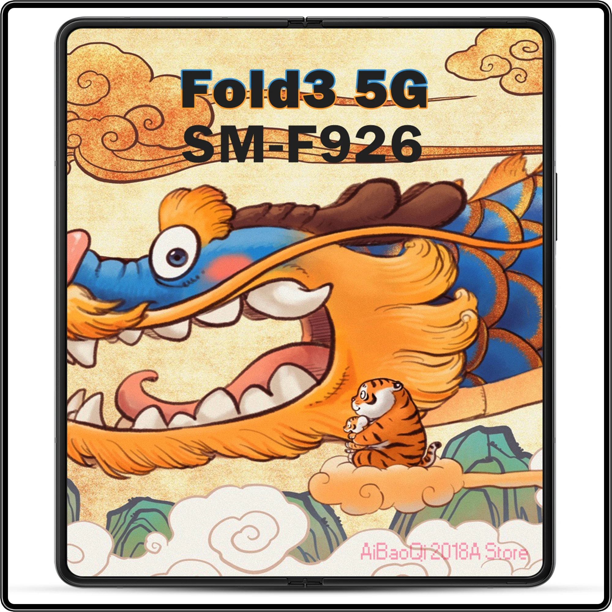 For Samsung Z Fold 3 5G LCD Display With Frame 7.6\