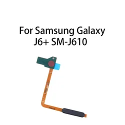 Power Button Fingerprint Sensor Flex Cable For Samsung Galaxy J6+ SM-J610 / J6 Plus