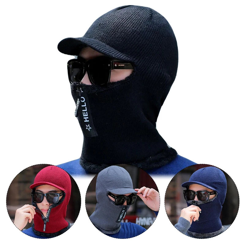 

Hood Tactical Baseball Caps for Men Women Snapback Sun Hats Outdoor Camouflage Balaclava Half Balaclava Mask