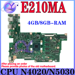 KEFU E210MA Mainboard For ASUS Vivobook 12 E210MA E210MAB E210M E210 Laptop Motherboard N4020 N5030 4GB/8GB-RAM SSD-64G/128G