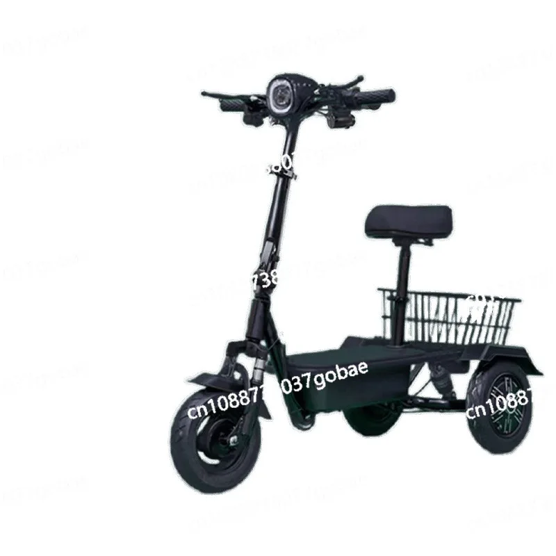 

Electric tricycle household small adult travel folding lightweight lithium battery car