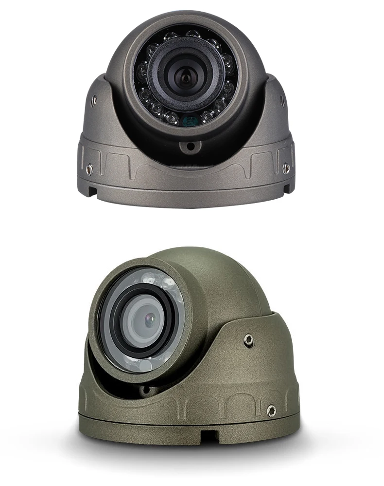 HD Vehicle Security Camera (720P/1080P) – Mini Dome CCTV Surveillance with IR Night Vision, Audio & Metal Housing for Truck, Bus, Taxi & Fleet Safety image