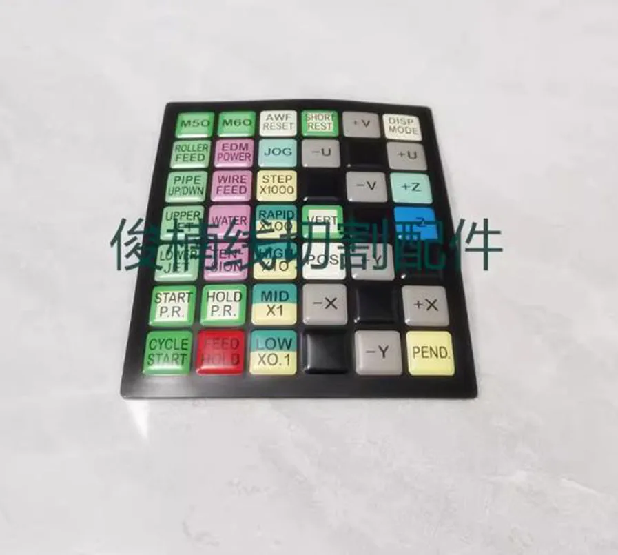 A98L-0001-0992#E EDM Keyboard Panel for Fanuc Robocut AWF B, C, Early iA Keyboard Sticker