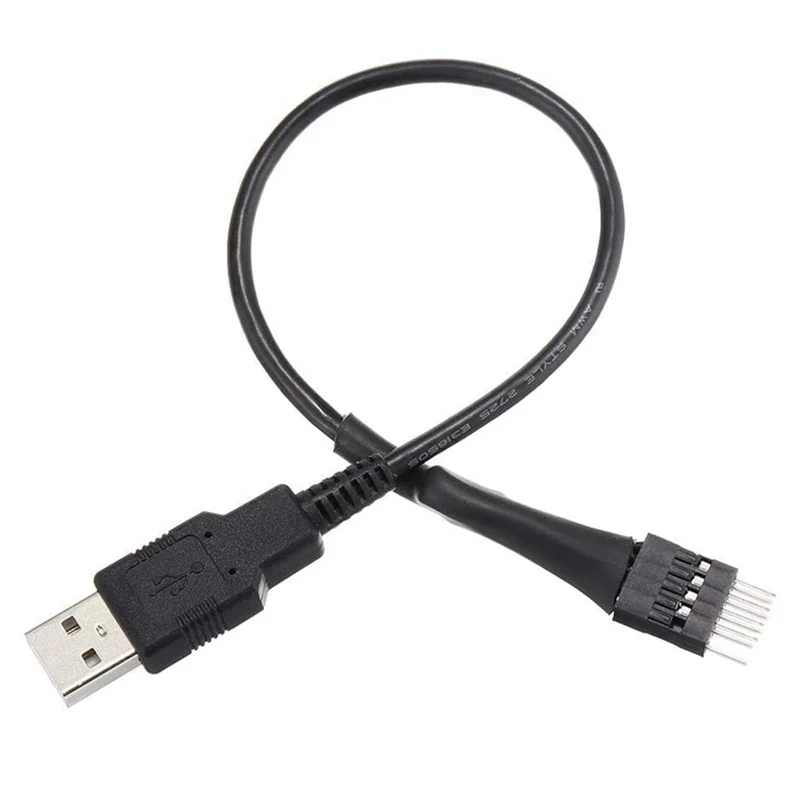 CEA 4 قطعة 20 سنتيمتر 9 دبوس ذكر إلى USB خارجي ذكر الكمبيوتر اللوحة الرئيسية كابل تمديد البيانات الداخلية