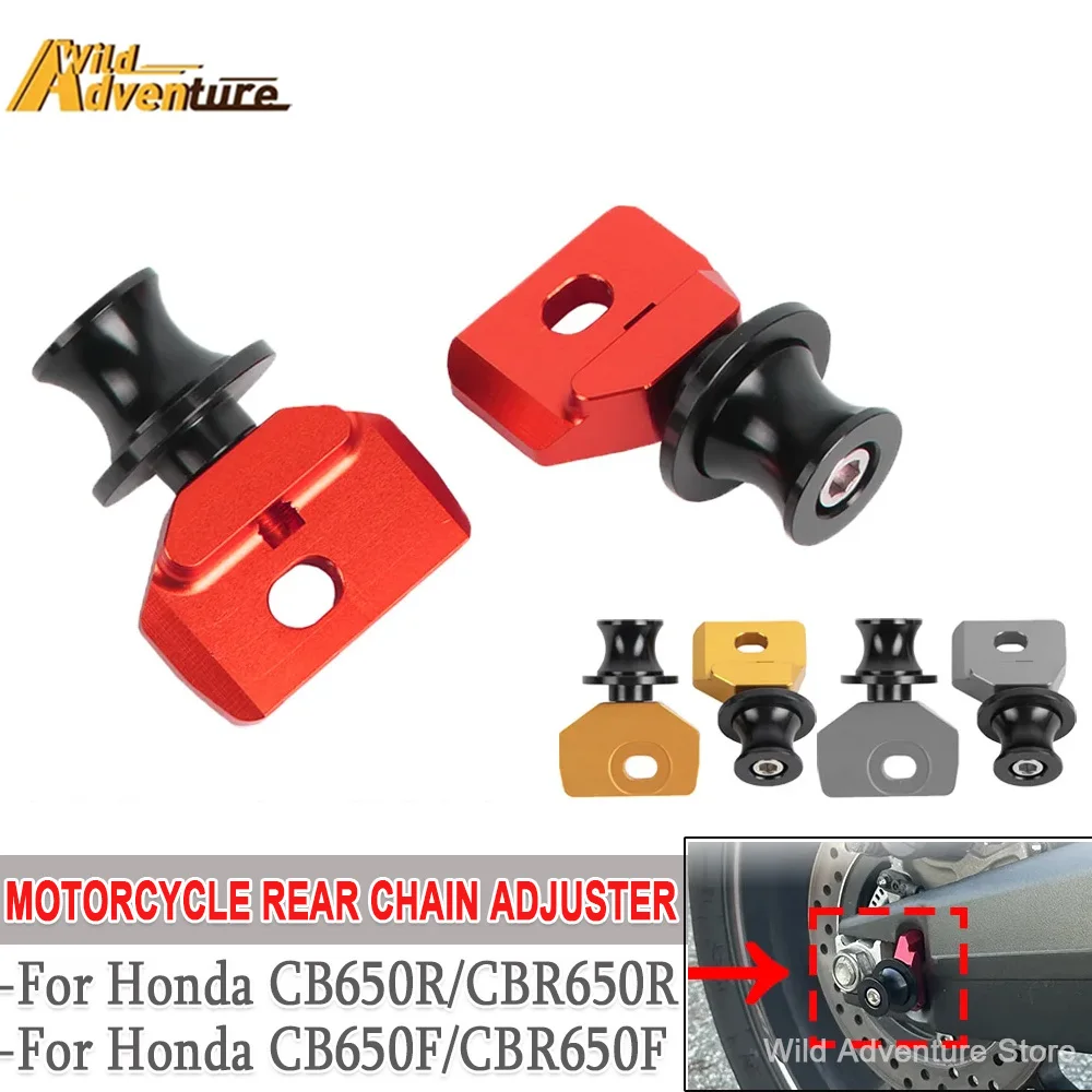 

For Honda CB650R CBR 650R CB 650F CBR650F 2014-23 Accessories Chain Adjustment Frame Swingarm Spools Slider Rear Fork Axle Stand