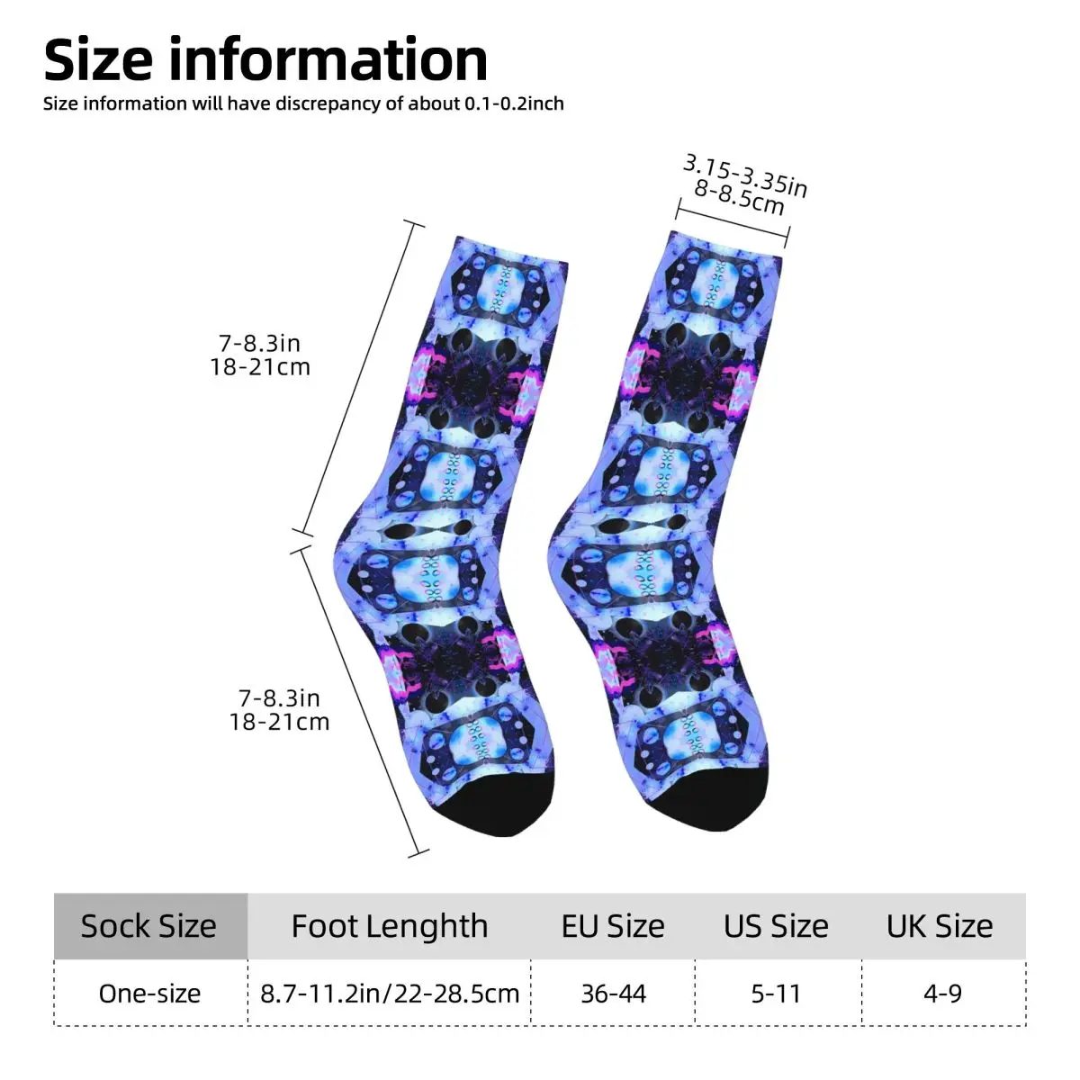 Lave En Glace Sock Printed Man Polyester