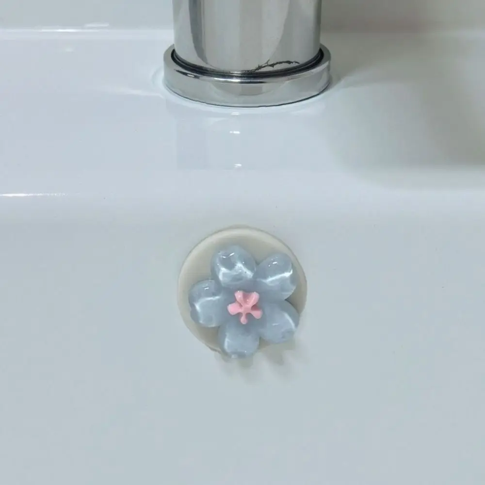 Anti-clogging Sewer Pipe Seal Ring Anti-odor Flower Shaped Flower Sink Overflow Hole Plug Insect Proof Sealing Cover
