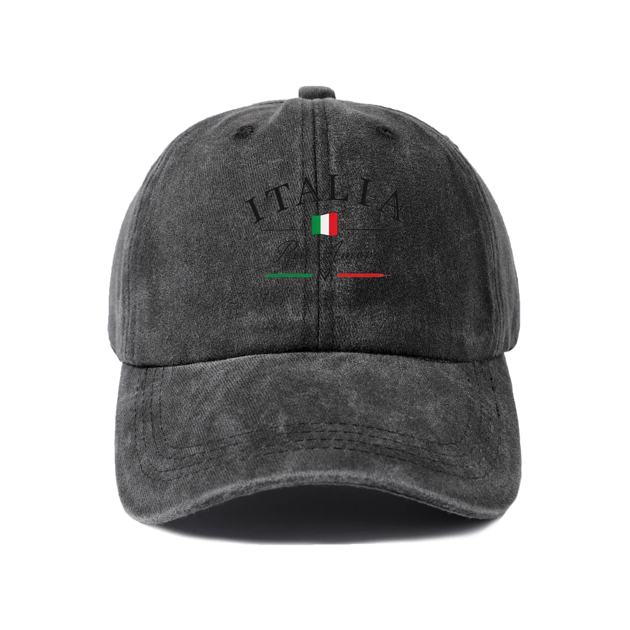 Cute Pet and Funny Quote Art Graphic Vintage Washed Baseball Cap, Adjustable Unisex Dad Hat for Men and Women