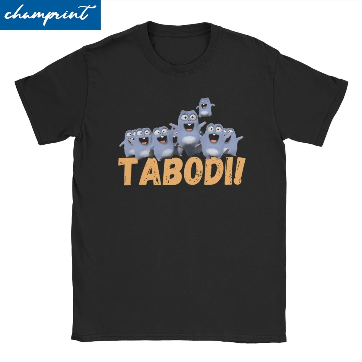 Happy Tabodi And Grizzy T-Shirts for Men Women Cartoon Casual Cotton Tee Shirt Short Sleeve T Shirts New Arrival Clothes