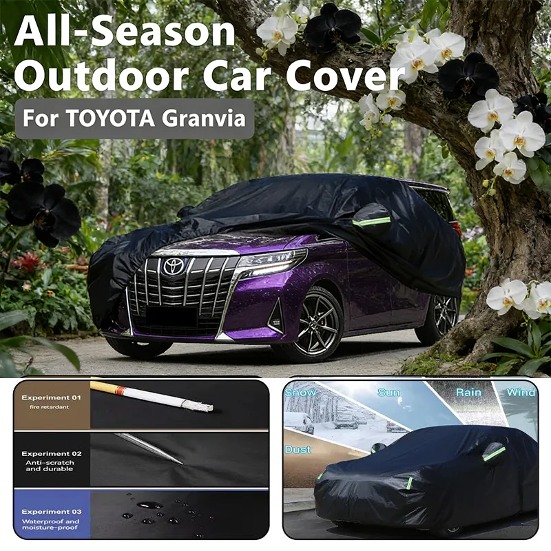 

Всесезонный автомобильный чехол для TOYOTA Granvia — полная защита на открытом воздухе, водонепроницаемый, пылезащитный, термостойкий