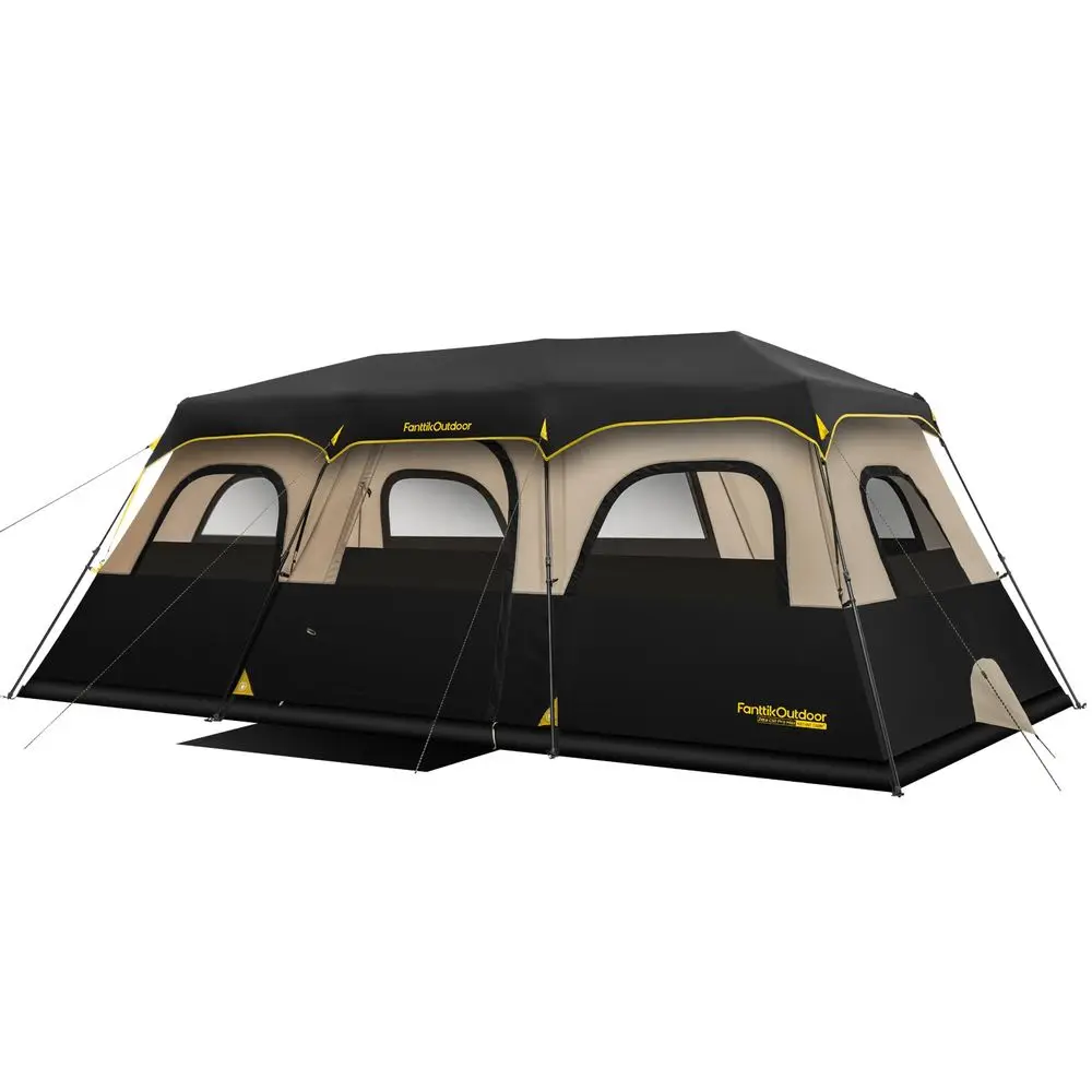 

Instant Cabin Tent 6 8 10 12 Person Camping Tent Setup in 60 Seconds with Rainfly amp Windproof Portable with Carry Bag for Fam