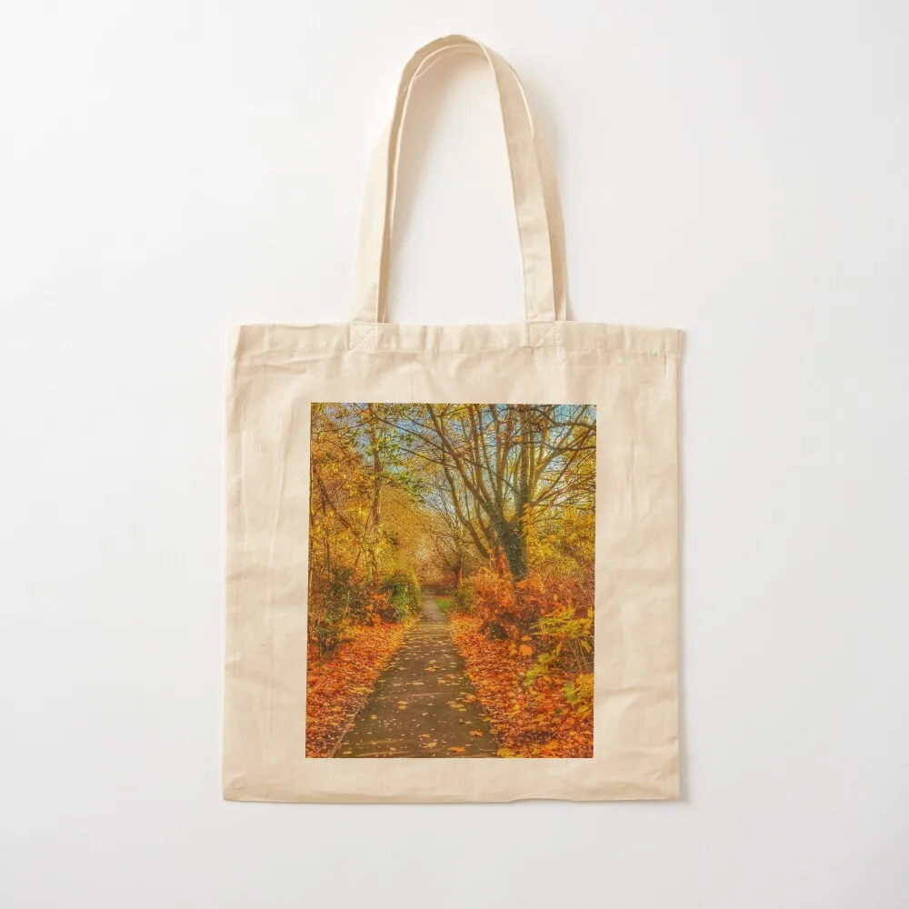 Autumn Walk Tote Bag Canvas stote bag Fabric bag Shopper handbag