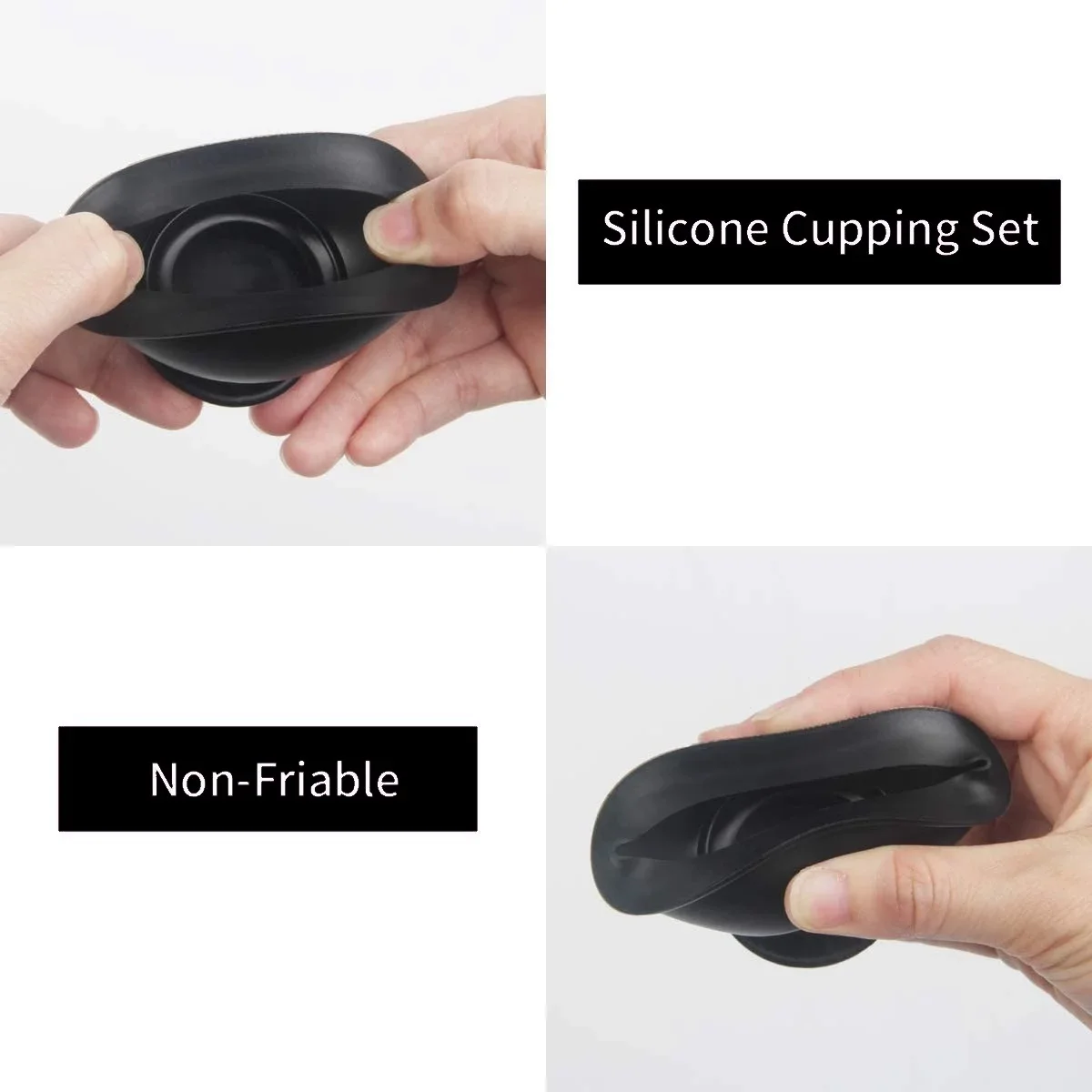 Silicone Vacuum Cupping Set Facial Massagr Fat Burning Cupping Massage Therapy Suction Cups Slimming Body Anti Cellulite