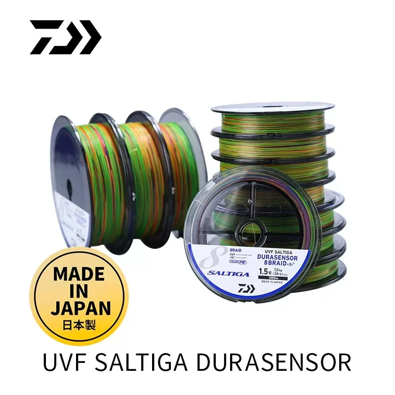 DAIWA PE Fishing Line SALTIGA X8 Strands Braided Fishing Lines 200M/300M Made in Japan Multifilament Strong Boat Fishing Line