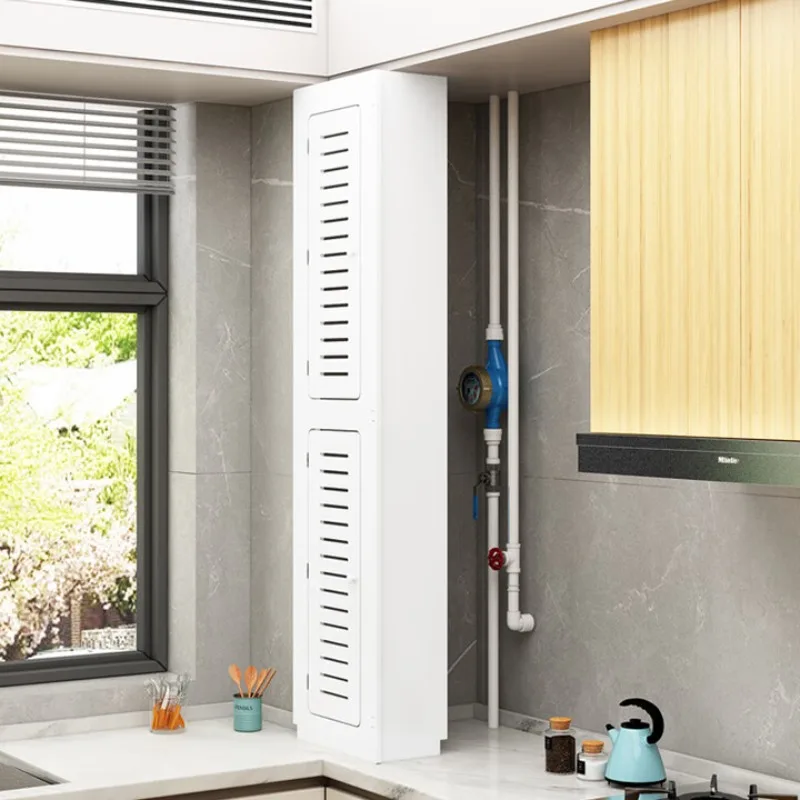 L-type natural gas meter water heater shelter cabinet kitchen gas pipe shelter decorative cover gas sewer pipe cover ugly