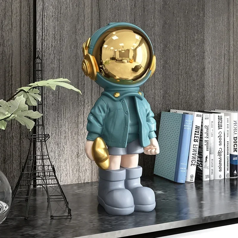 

Creative Resin Cartoon Astronaut Statues Home Decoration Figurine Desktop Decor Sculpture Nordic Indoor Ornaments Gifts