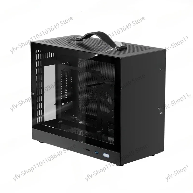 S500-chassis, draagbare ITX Handheld 240 watergekoelde TYPECmini Computer Host Box Desktopcomputer