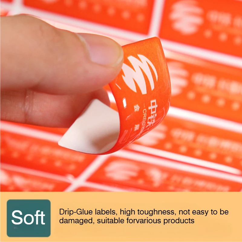 100PCS Custom LOGO 3D Crystal Stickers Self-Adhesive Sticker Epoxy Resin Dome Waterproof Labels