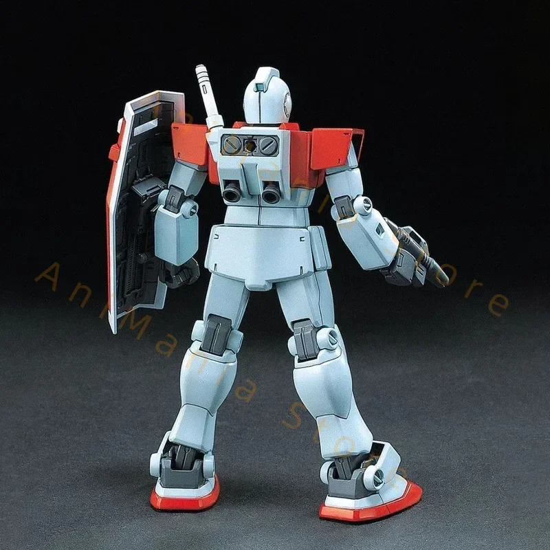 Bandai Original Gundam Model Kit Anime Figure HGUC 1/144 RGM-79GM Action Figures Toys Collectible Ornaments Gifts for Children