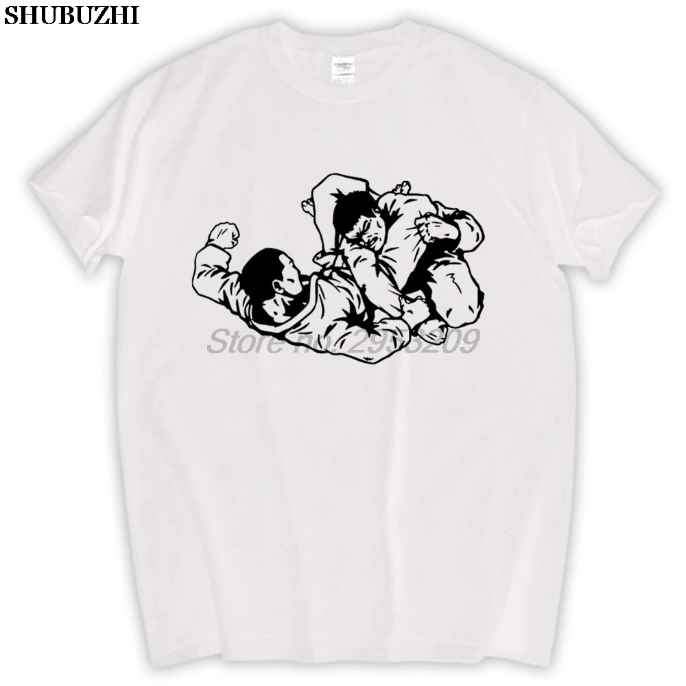 Футболка мужская хлопчатобумажная с грейпером, комплексная тренировочная футболка для бразильского джиу-джитсу, без надписей, для смешанных боевых искусств, новый дизайн