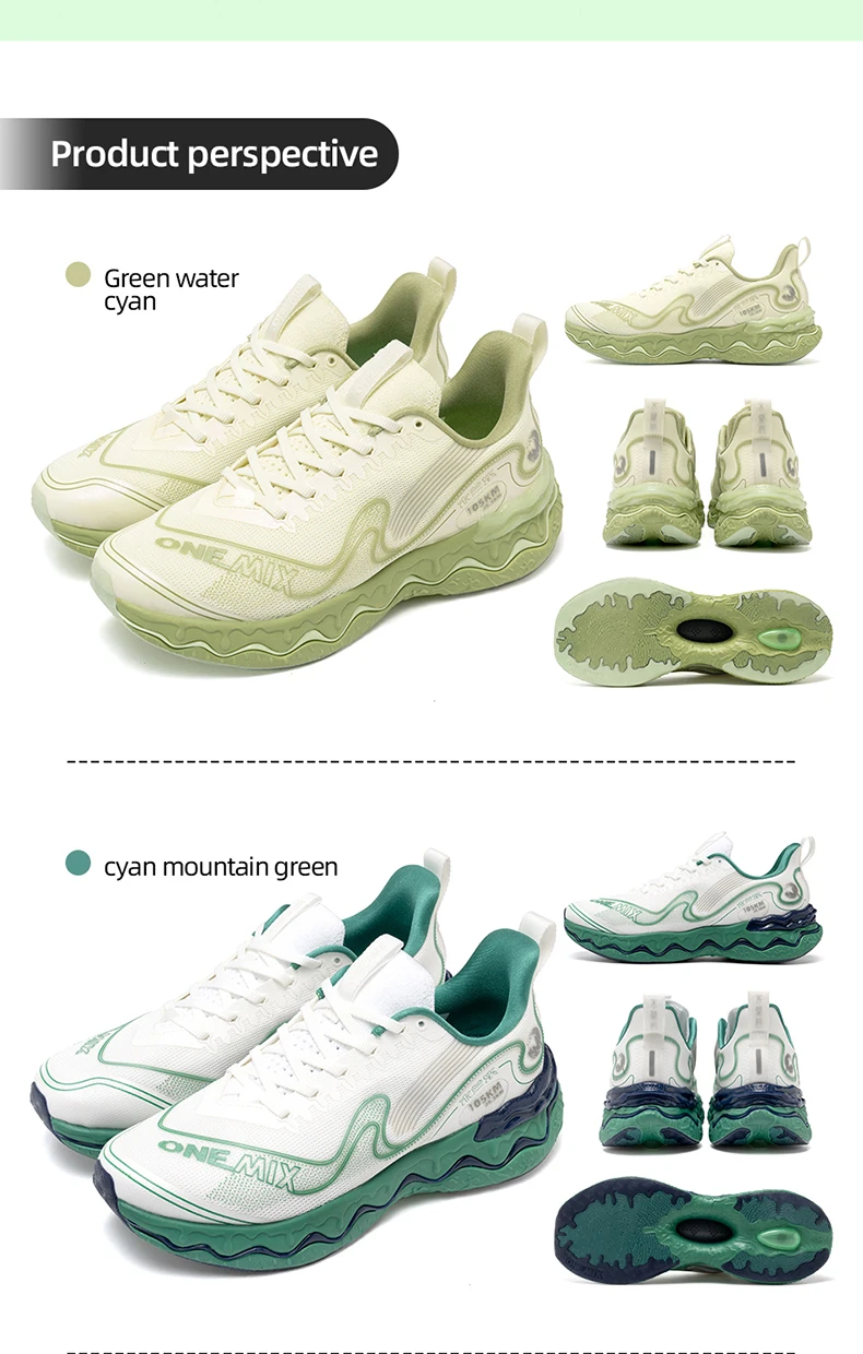 ONEMIX Neue Laufschuhe für Herren, Mulanxi-Sneaker, rutschfeste, dämpfende Mesh-Sportschuhe für Herren und Damen – Detail 13