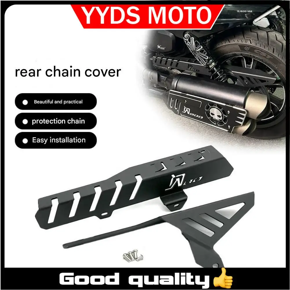 【Good Quality】For QJMOTOR SRV 600 rear chain cover QJ 600srv srv600 chain guard split chain cover