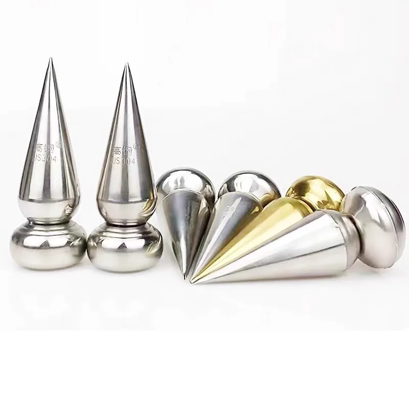 With seat cone decoration 304 gun head, gun tail, stairs, fence, door top and other anti-theft outdoor accessories