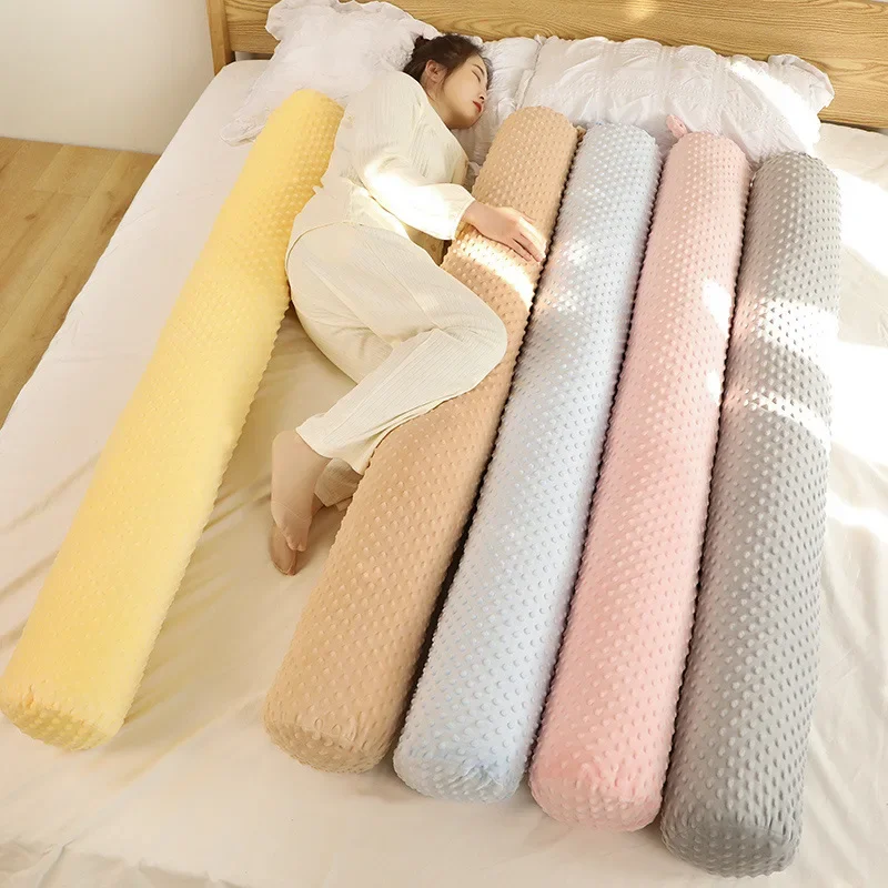 Boys Can Be Removed and Washed Bean-pile Cylindrical Throw Pillow on The Bed 1 Pc Girls Bedroom Side Sleep Leg Long Pillow