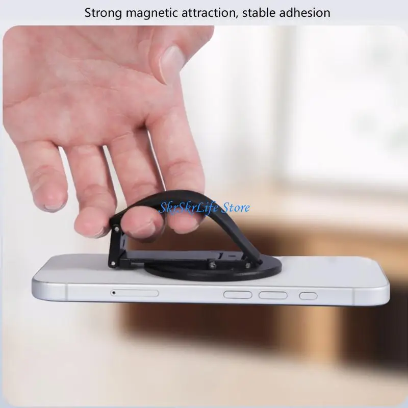 E65E Ergonomic Multiple Adjustable Phone Stand Support With Comfortable Plastic Grip For Work Travel And Home Use