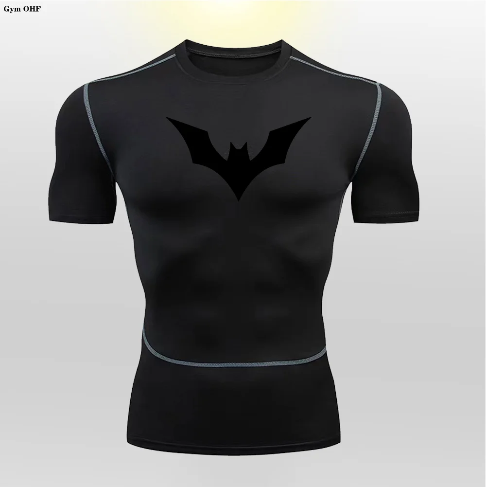 Rashguard'S New Men'S Fitness Top, Fitness Sportswear, Boxing And Jogging Training T-Shirt