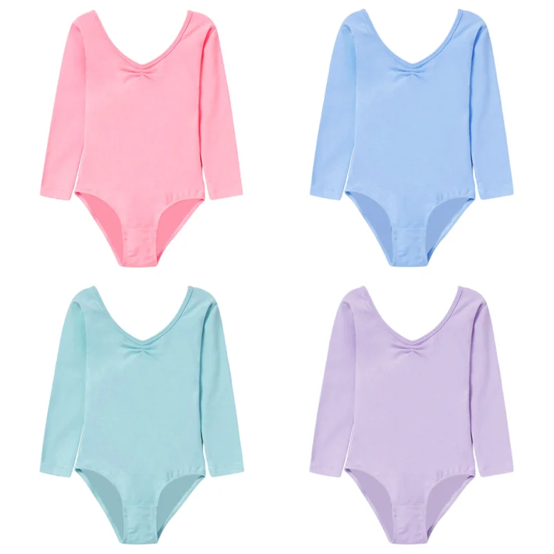 

Балетные наряды Team Basic Top (маленький ребенок/большой ребенок) Балетные трико с длинными рукавами для девочек Танцевальный комбинезон Черный Гимнастический