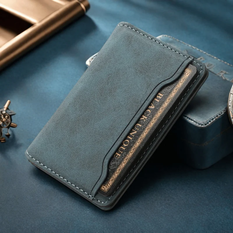 Credit Card Wallet-Magnetic Phone Case with 3 Card Slots,Faux Leather,Strong Magnet for Secure ID&Credit Card Storage,Men'S Gift